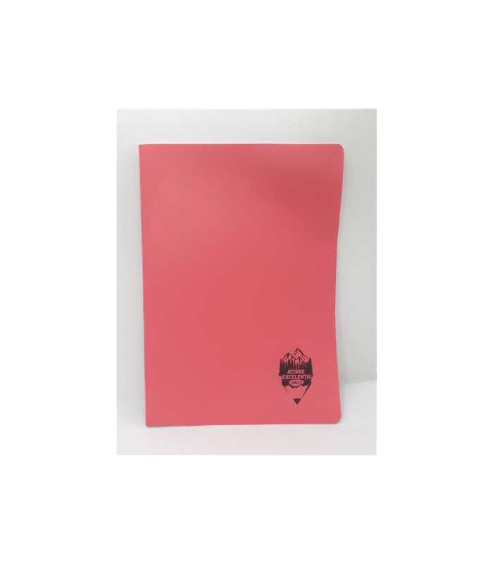 Caiet A4 60 file matematica coperta roz Daco