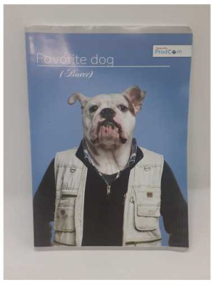 Caiet 80 file matematica model catel Boxer 