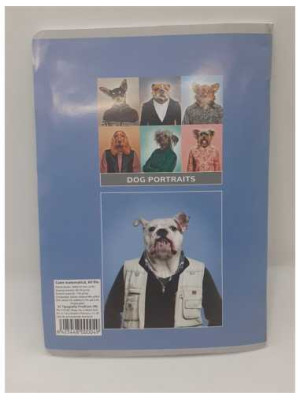 Caiet 80 file matematica model catel Boxer  2