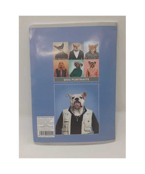 Caiet 80 file matematica model catel Boxer 