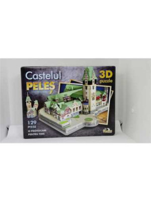 Puzzle 3D Castelul Peles 129 piese Noriel