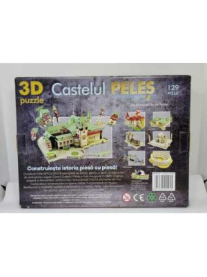 Puzzle 3D Castelul Peles 129 piese Noriel 2
