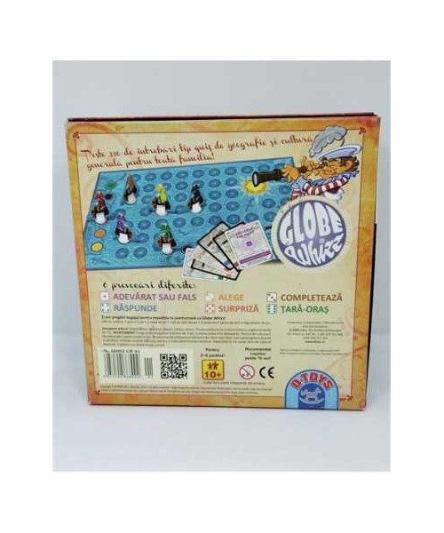 Joc de societate educativ Globe Whizz DToys