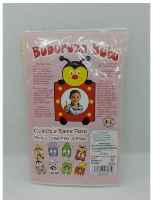 Set creativ pentru copii rama foto model Buburuza 2