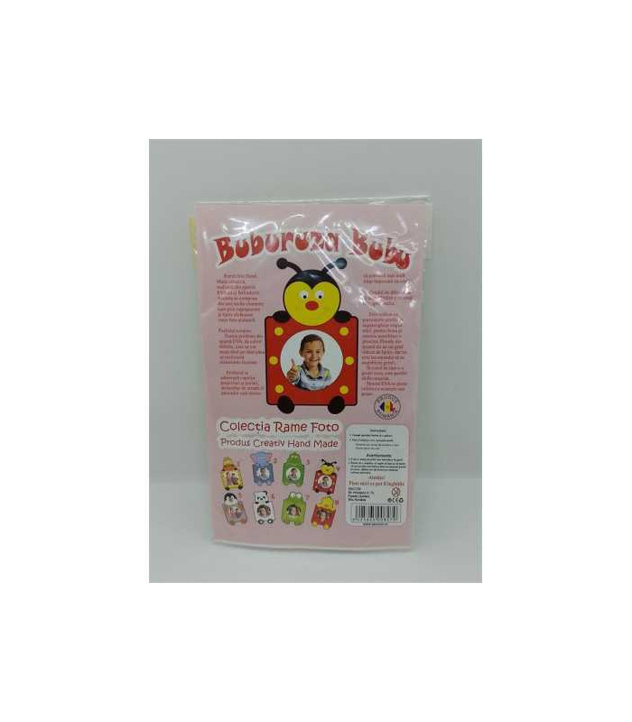 Set creativ pentru copii rama foto model Buburuza