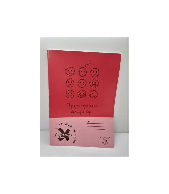 Caiet studentesc A4 matematica 80 file model emoji
