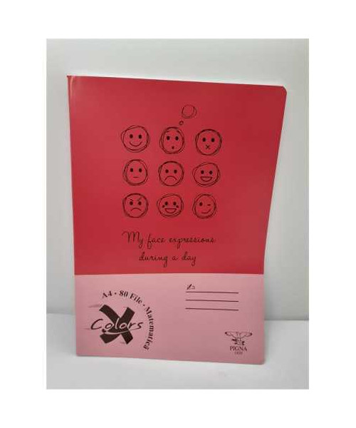 Caiet studentesc A4 matematica 80 file model emoji