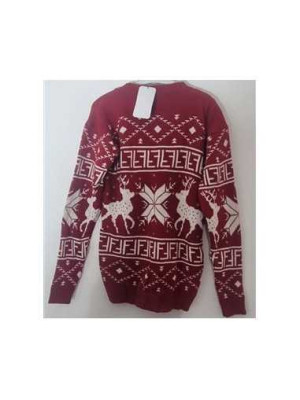 Pulover dama cu motive de Craciun marime 36 2