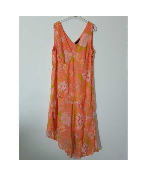 Rochita dama cu colt si imprimeu colorat