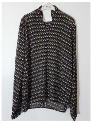 Bluzita dama racoroasa cu model colorat Koton 2