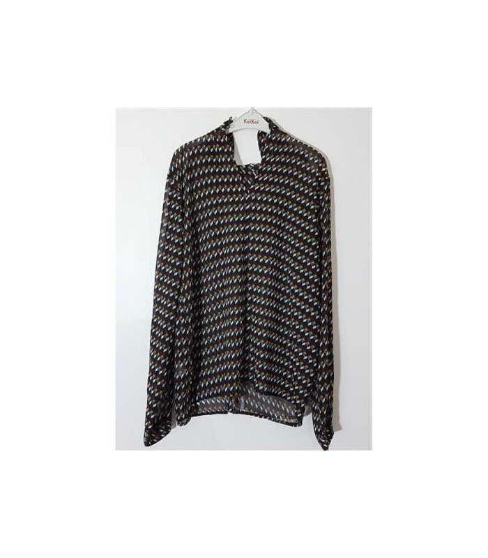 Bluzita dama racoroasa cu model colorat Koton