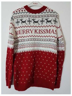 Pulover dama cu motive pentru Craciun ADROM