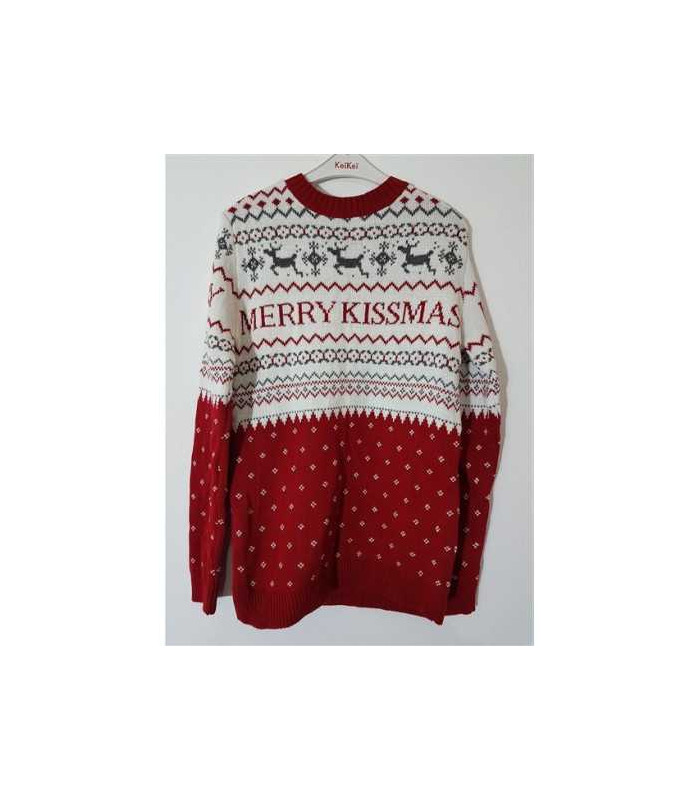 Pulover dama cu motive pentru Craciun ADROM