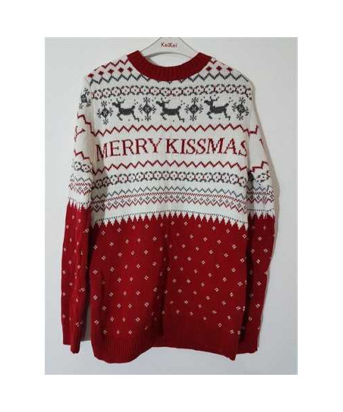 Pulover dama cu motive pentru Craciun ADROM