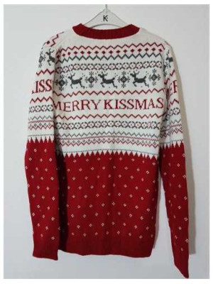 Pulover dama cu motive pentru Craciun ADROM 2