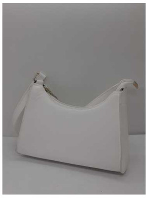 Geanta mica dama culoare alb 2