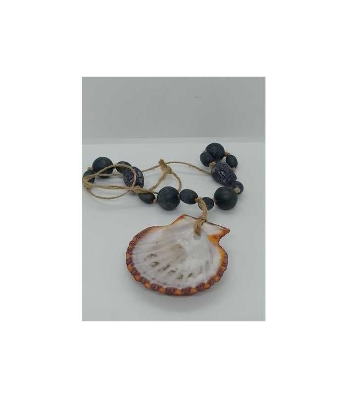 Colier dama handmade cu scoica