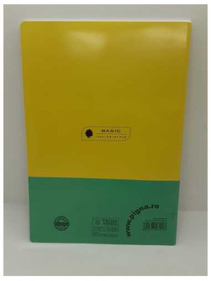 Caiet studentesc A4 dictando 80 file coperta verde si bleu 2