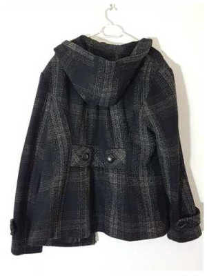 Jacheta dama pentru toamna cu gluga si buzunare Selected 2