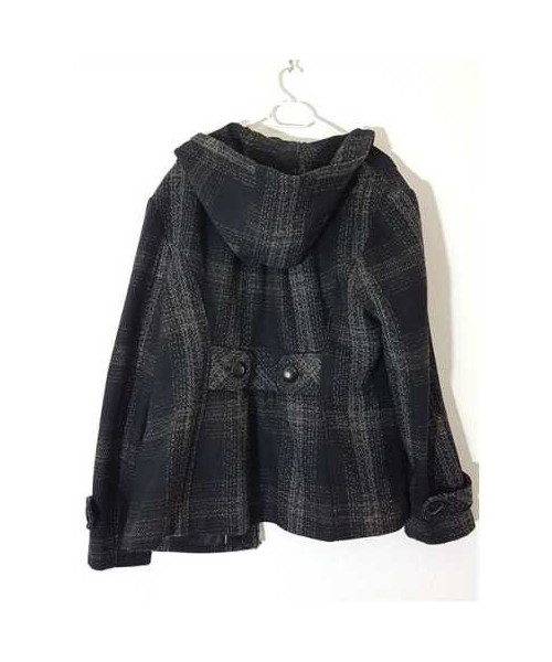 Jacheta dama pentru toamna cu gluga si buzunare Selected