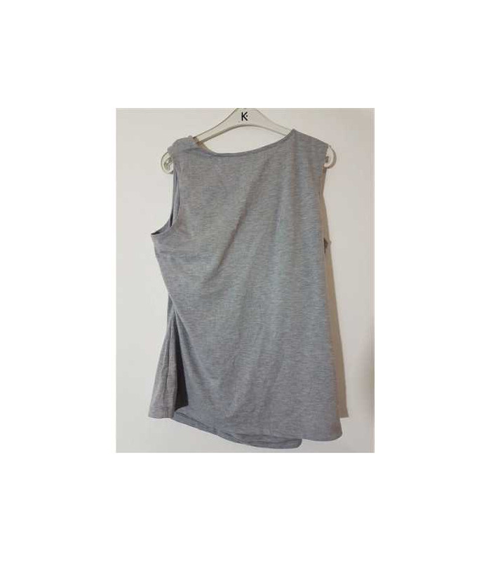 Bluza dama fara maneci cu detaliu la piept Esmara