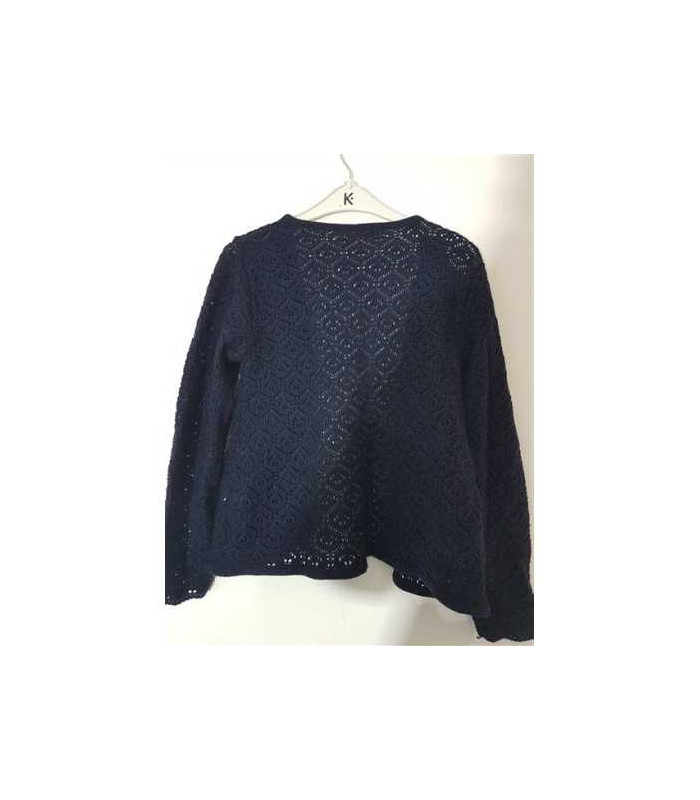 Cardigan pentru copii model tricotat cu gaurele Six for kids