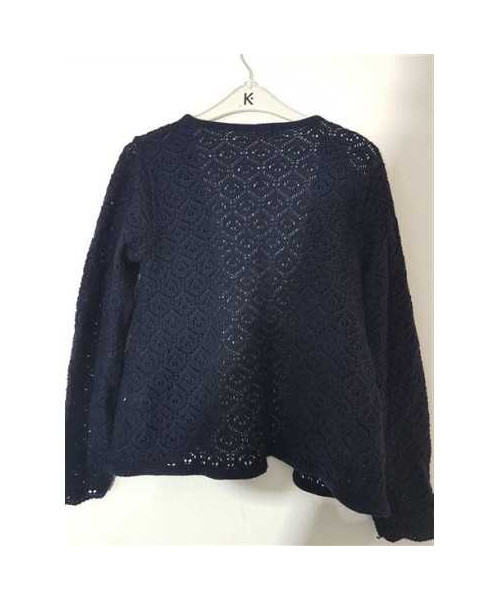 Cardigan pentru copii model tricotat cu gaurele Six for kids