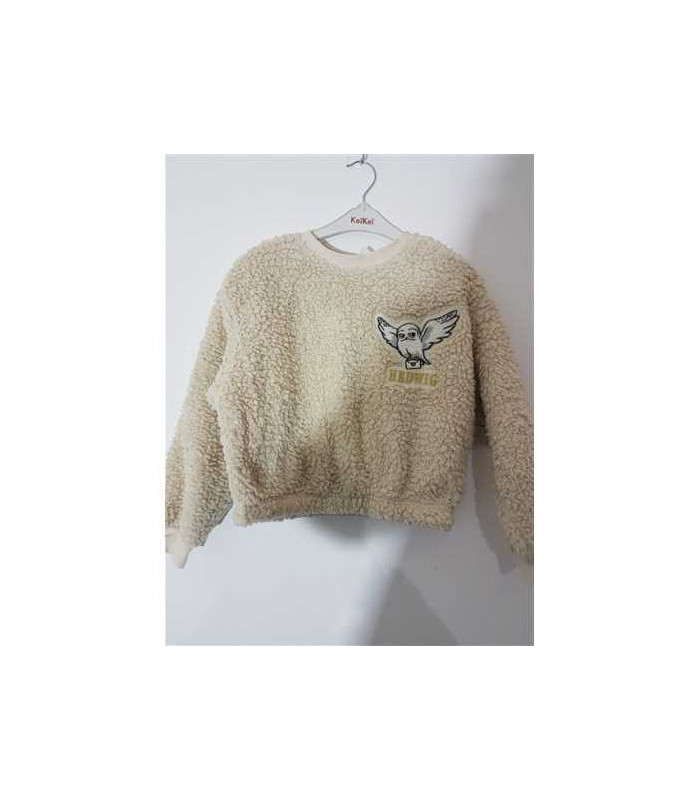 Bluzita pufoasa cu imprimeu o bufnita H&M