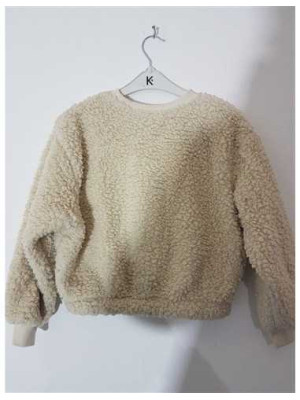 Bluzita pufoasa cu imprimeu o bufnita H&M 2