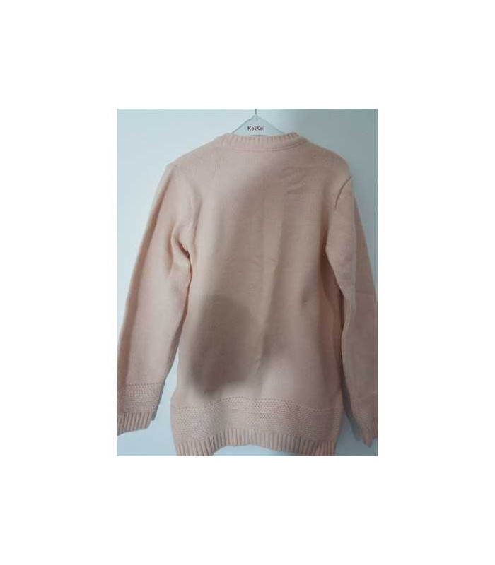 Pulover tricotat pentru fetite cu imprimeu multicolor Taskids