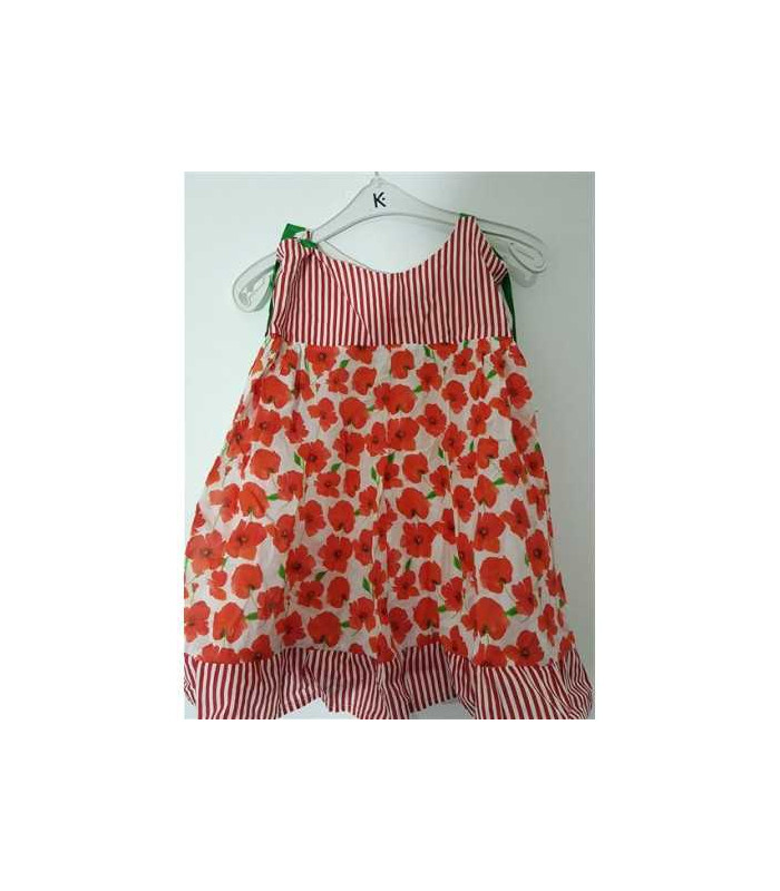 Rochita de vara cu print floral multicolor