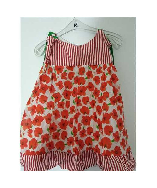 Rochita de vara cu print floral multicolor