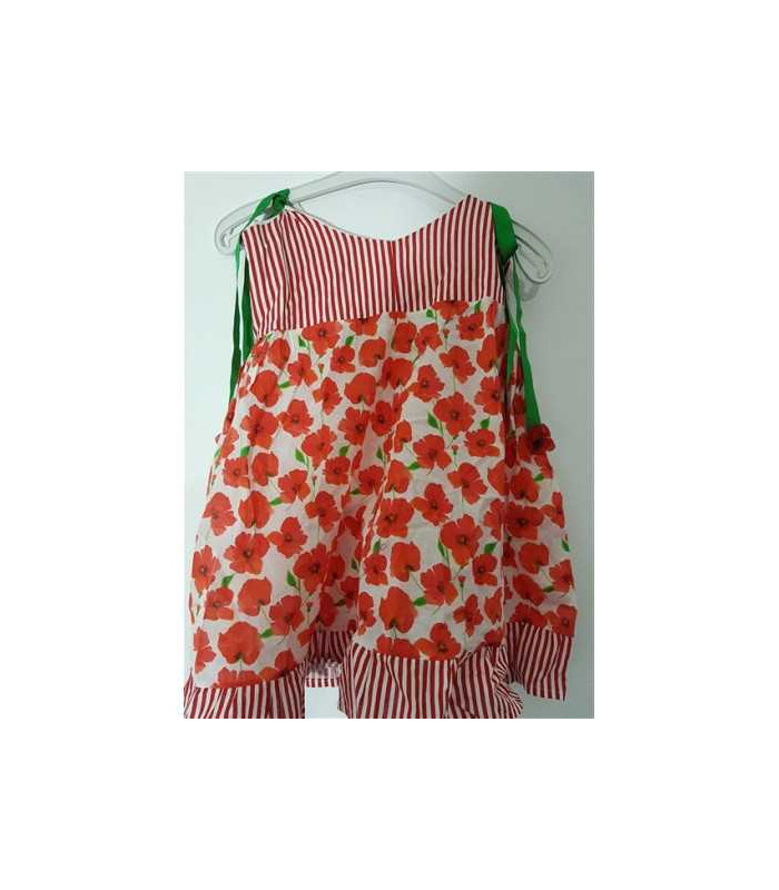 Rochita de vara cu print floral multicolor