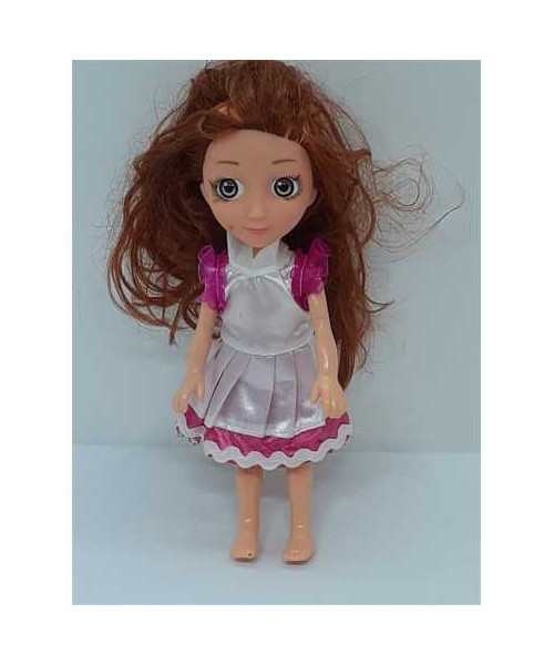 Papusa cu parul roscat pentru fetite