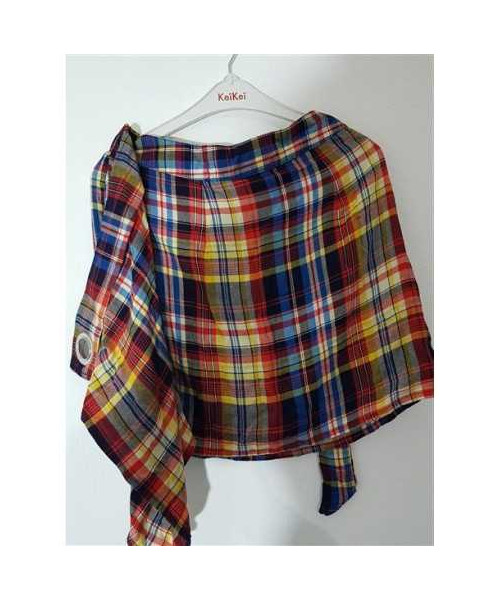 Fusta dama in carouri multicolore C&A