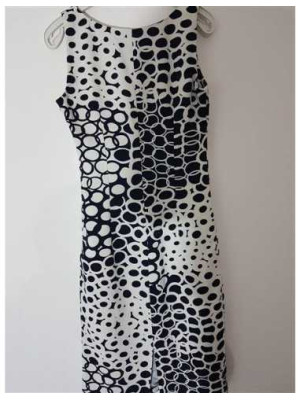 Rochita dama fara maneci print deosebit MBG 2