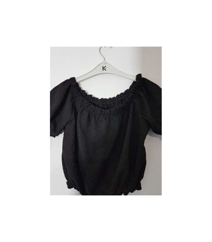 Top dama cu maneci scurte model Uni DIVIDED