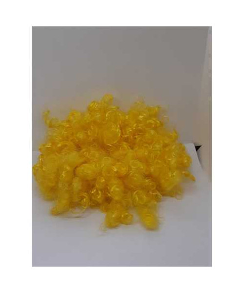 Peruca pentru carnaval culoare galben