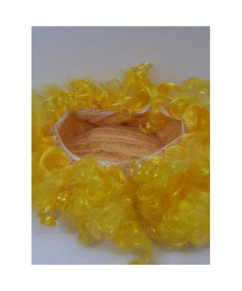 Peruca pentru carnaval culoare galben