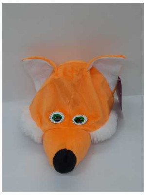 Sapca pufoasa model vulpe pentru carnaval