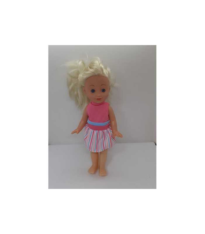 Papusa cu parul blond 26 cm