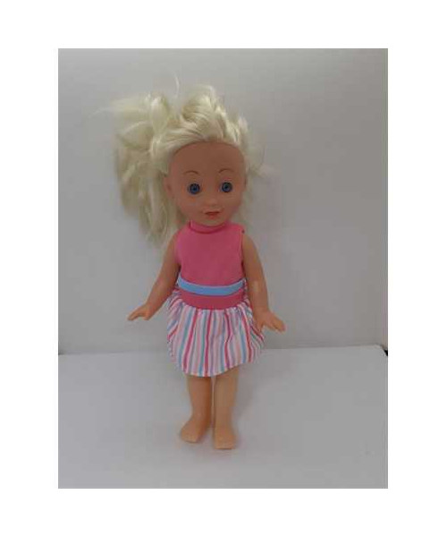 Papusa cu parul blond 26 cm