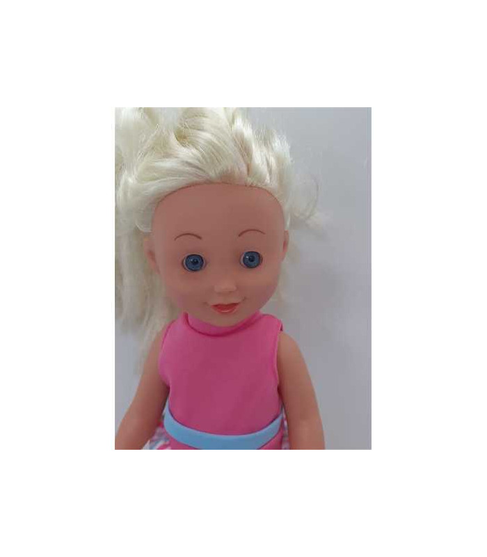 Papusa cu parul blond 26 cm