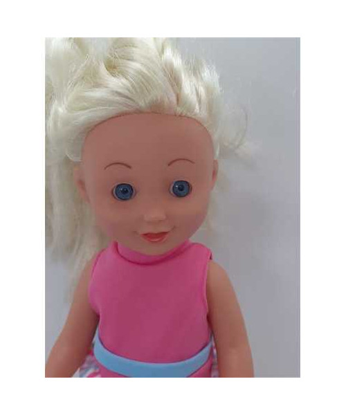 Papusa cu parul blond 26 cm