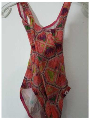 Costum de baie intreg cu model multicolor Olympia 2