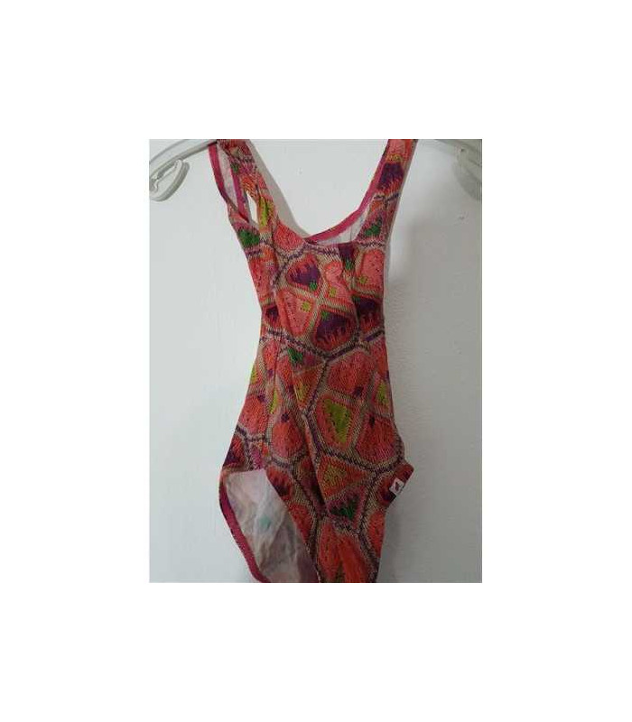 Costum de baie intreg cu model multicolor Olympia