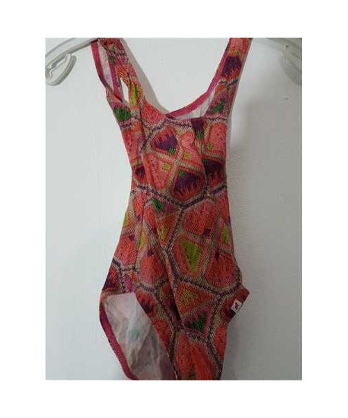 Costum de baie intreg cu model multicolor Olympia