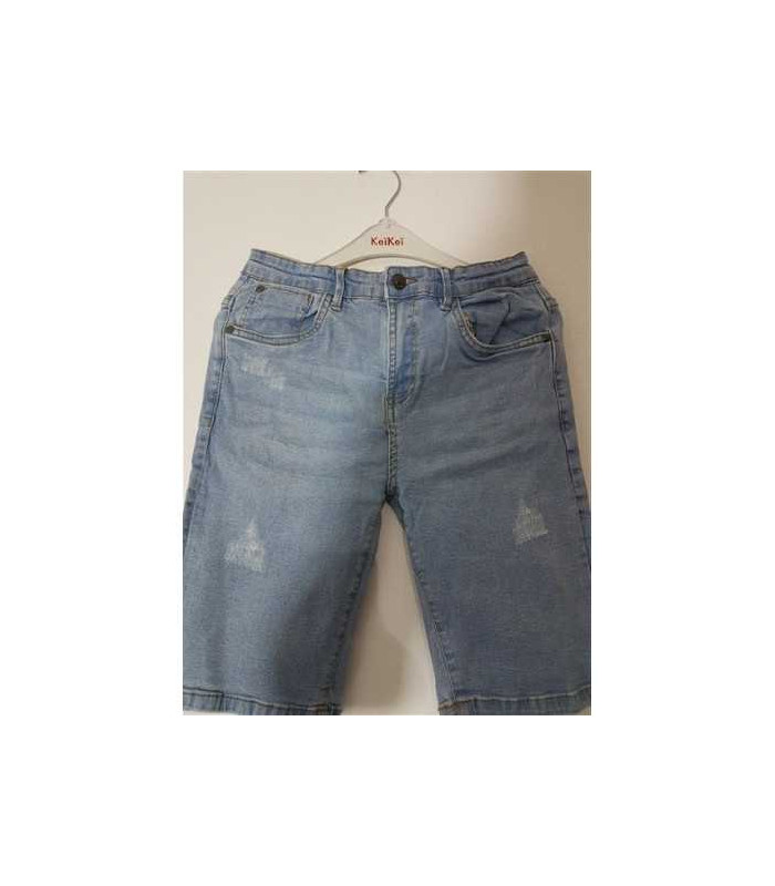 Pantaloni scurti de blugi cu model rupt Sinsay