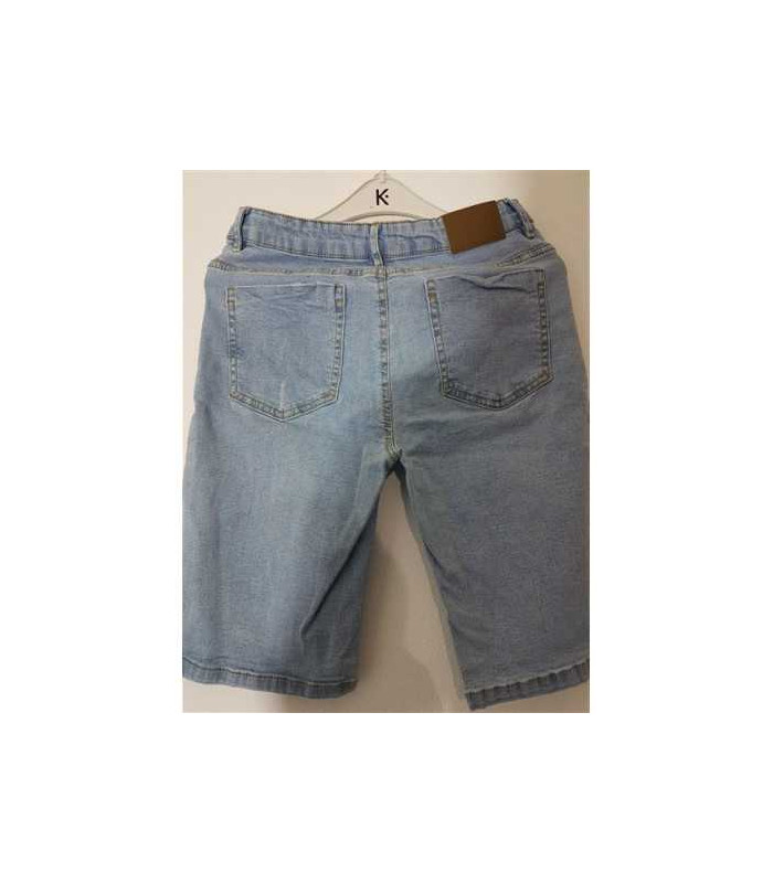 Pantaloni scurti de blugi cu model rupt Sinsay