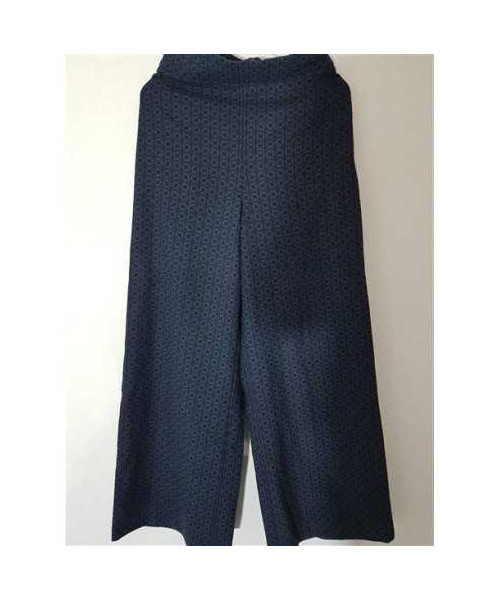 Pantaloni dama cu imprimeu model larg Zara